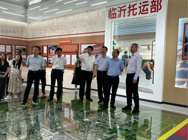 國家稅務(wù)總局科研所一行蒞臨順和國際智慧物流園參觀考察