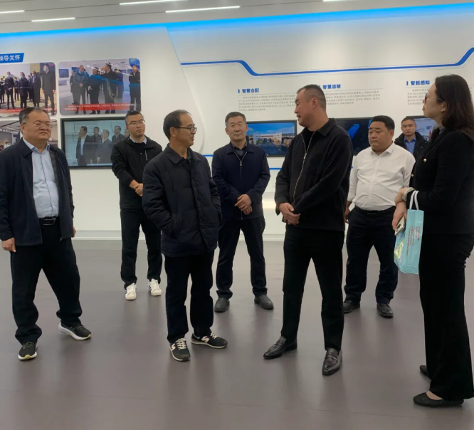 省交通運輸廳二級巡視員于培科一行蒞臨順和國際智慧物流園參觀考察